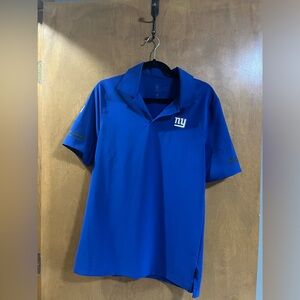 Nike New York giants polo shirt like new! NFL on field apparel.